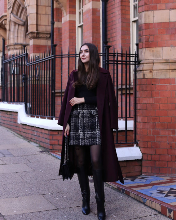 Maeva Wool Coat | Hobbs UK |