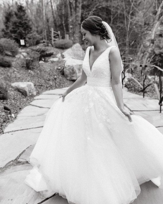 88100: Venice Lace Covered Ball Gown | Justin Alexander