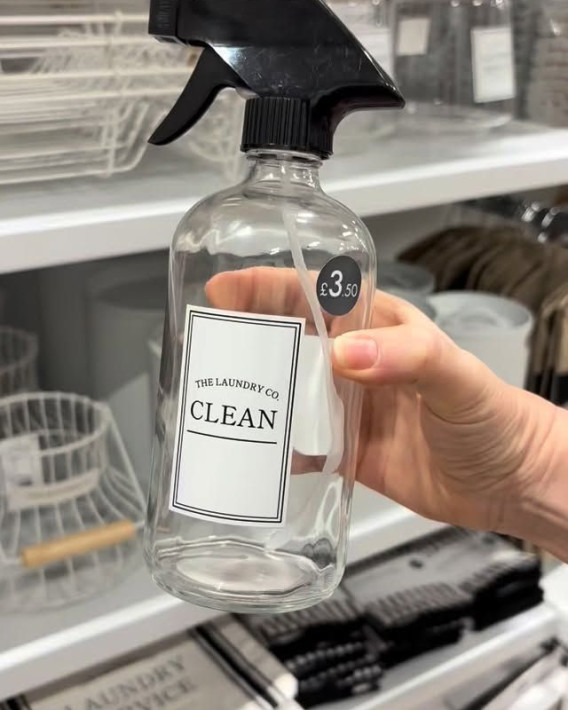 The Laundry Co Glass Spray Bottle | Matalan