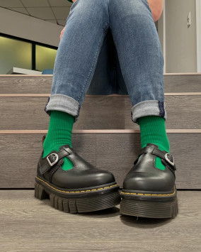 Audrick Nappa Lux Platform Mary Jane Shoes in Black | Dr