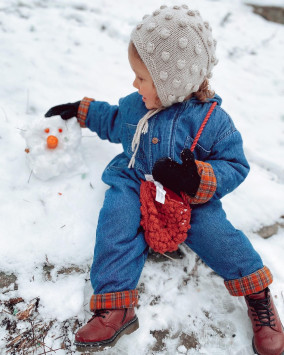 Boots 1460 en cuir Softy T à lacets Junior en Rouge Cherry Red