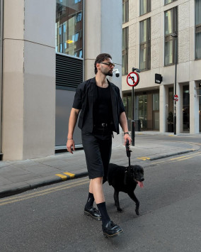 Adrian Bex Smooth Leather Tassel Loafers in Black | Dr. Martens