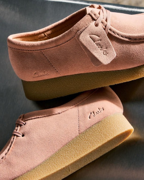 Womens Tan Clarks Wallabee Evo Flat Shoes | schuh
