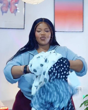 LIMITED COLLECTION Plus Size White Polka Dot Frill Neck Blouse