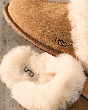 Womens Chestnut UGG Scuffette II Slippers | schuh