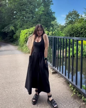 Explorer Ribbed Racer Dress - Mineral Beige | Sweaty Betty